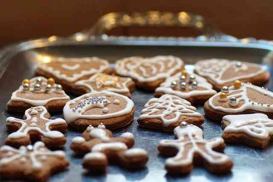 Galletas Navideñas de Té de Jengibre
