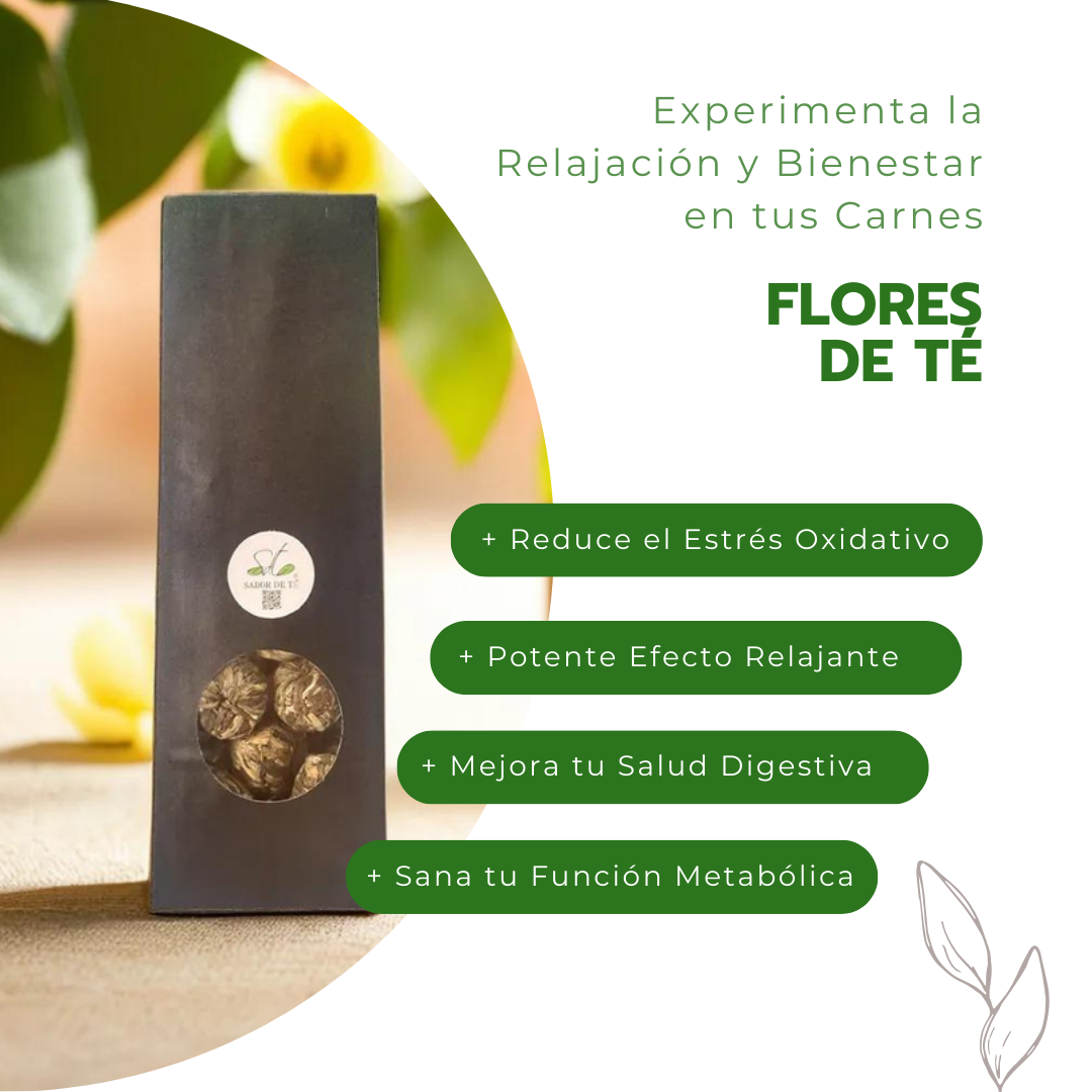 Flores de Té (10u) - Experimenta la Relajación y Bienestar en tus Carnes