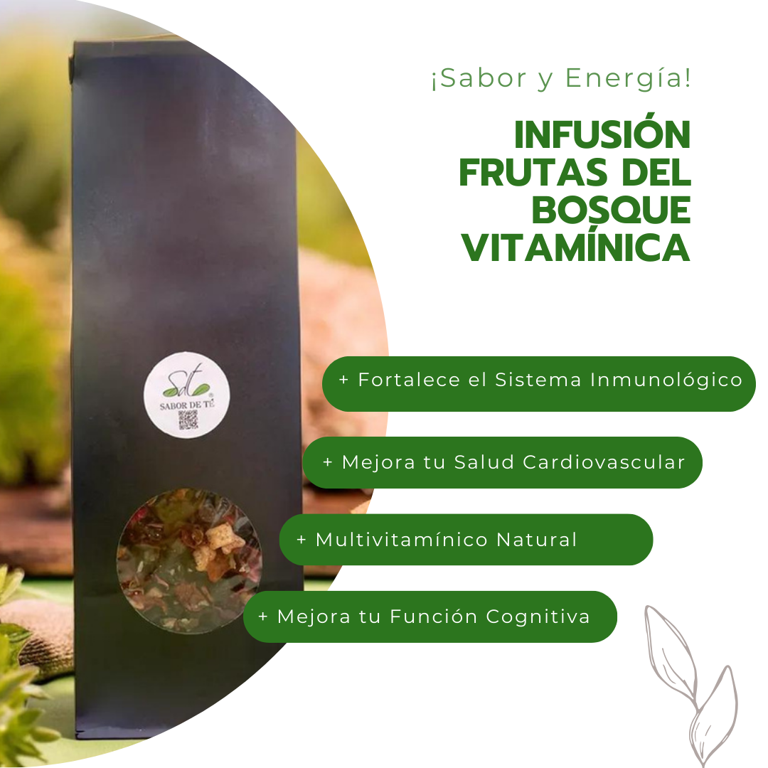 Infusión Frutas del Bosque Vitamínica - Sabe a refresco. Actúa como infusión.