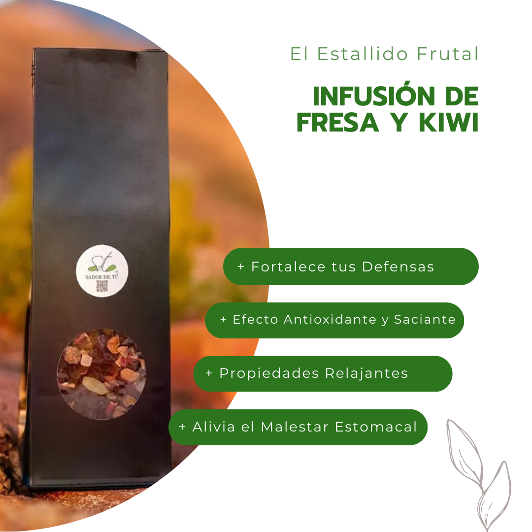 Infusión de Fresa y Kiwi - El Estallido Frutal