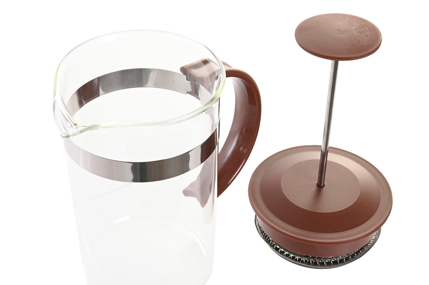 Tetera de Borosilicato Inox 600ml