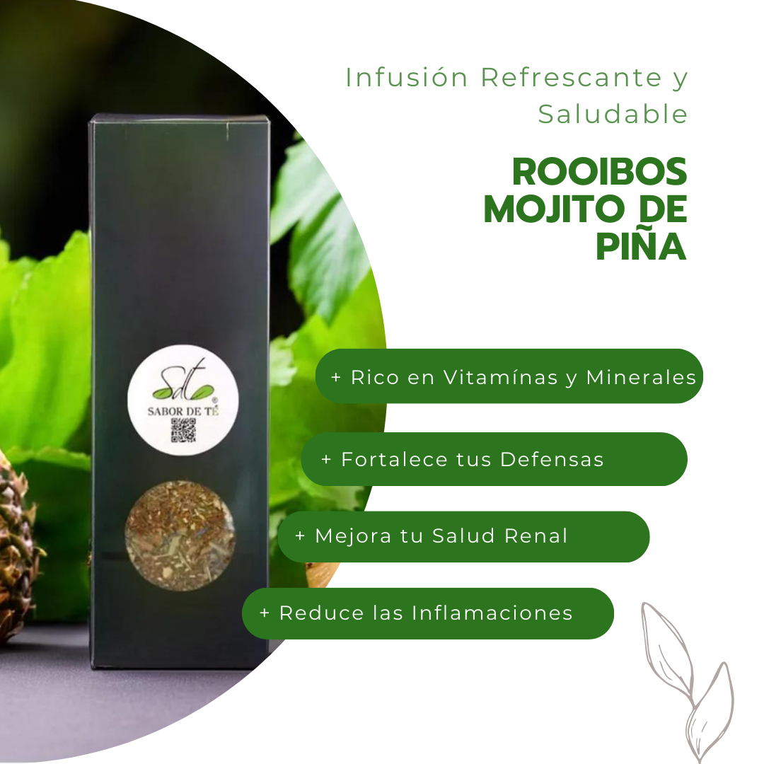 Rooibos Mojito de Piña - Infusión Refrescante y Saludable