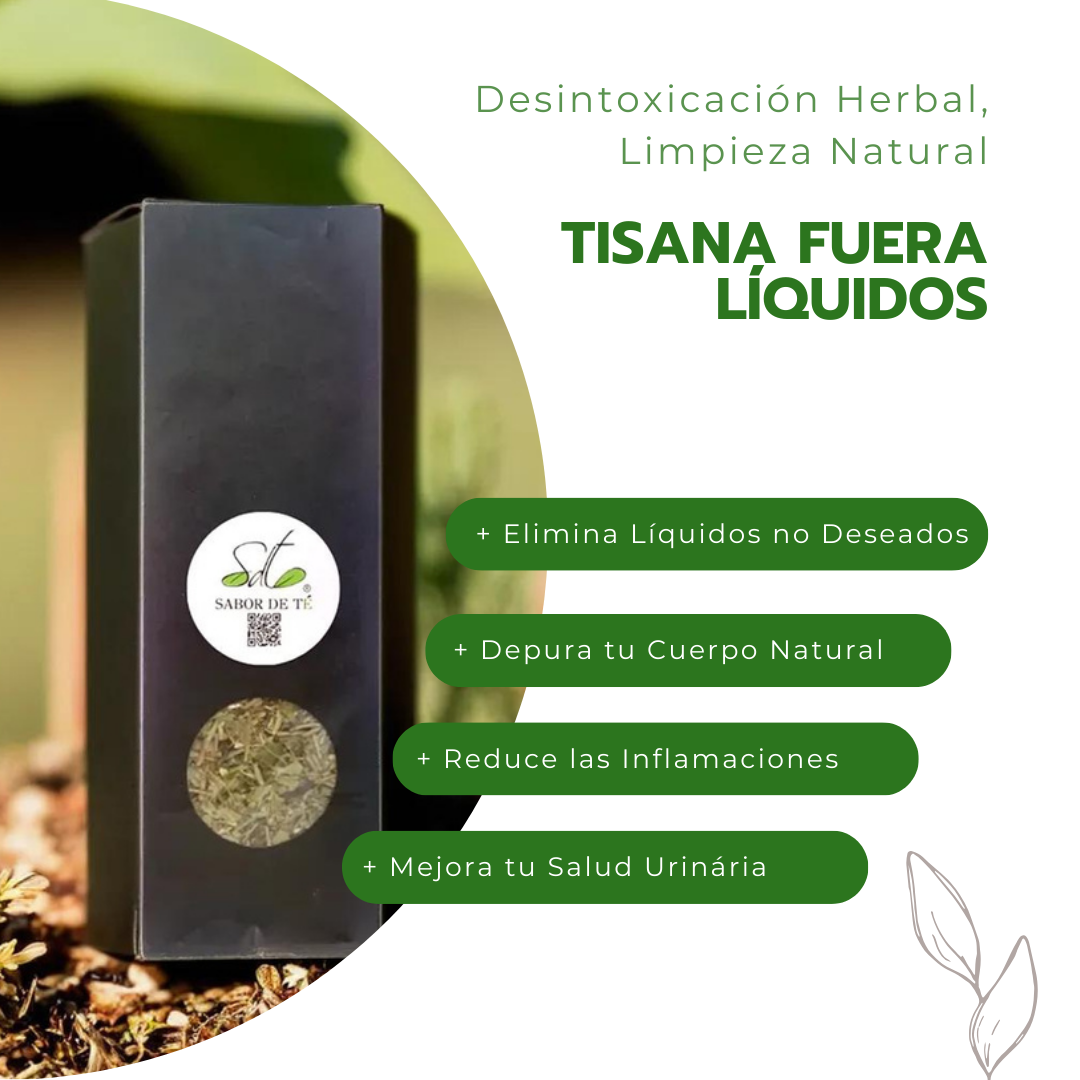 Tisana Fuera Líquidos - Desintoxicación Herbal, Limpieza Natural
