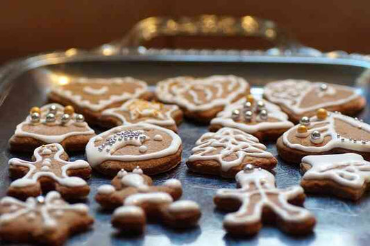 Galletas Navideñas de Té de Jengibre