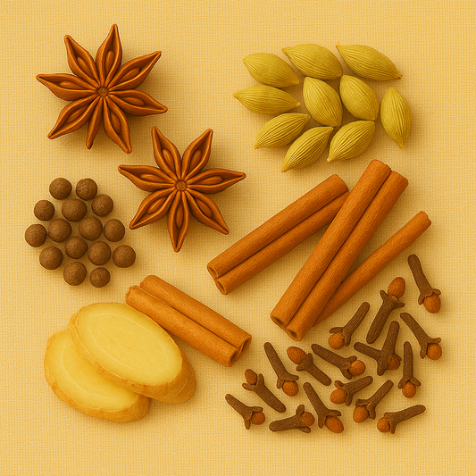Té chai con especias para chai latte casero