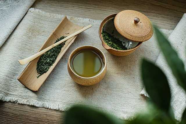 té verde a granel aromatizado