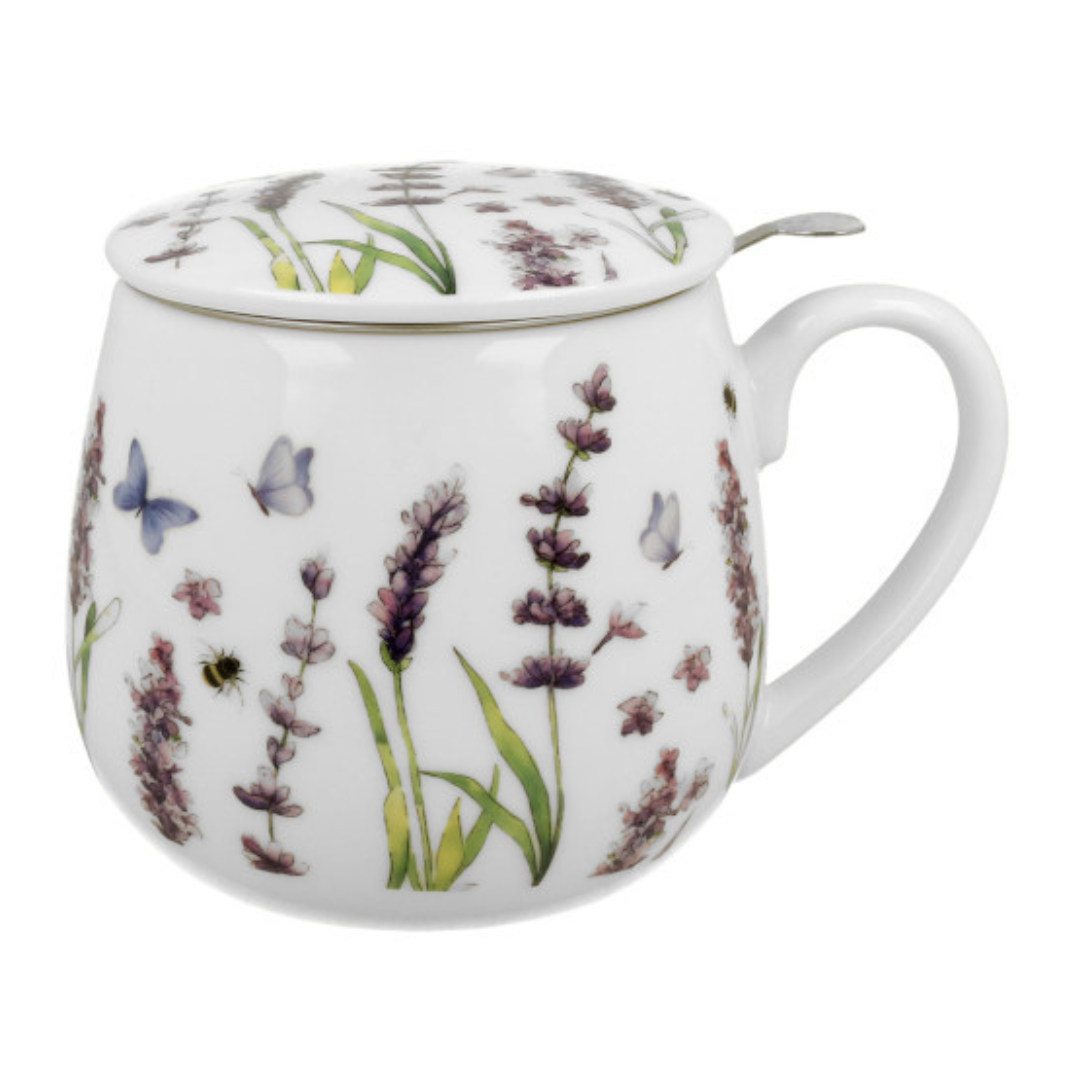 Taza Premium con Infusor "Lavanda"