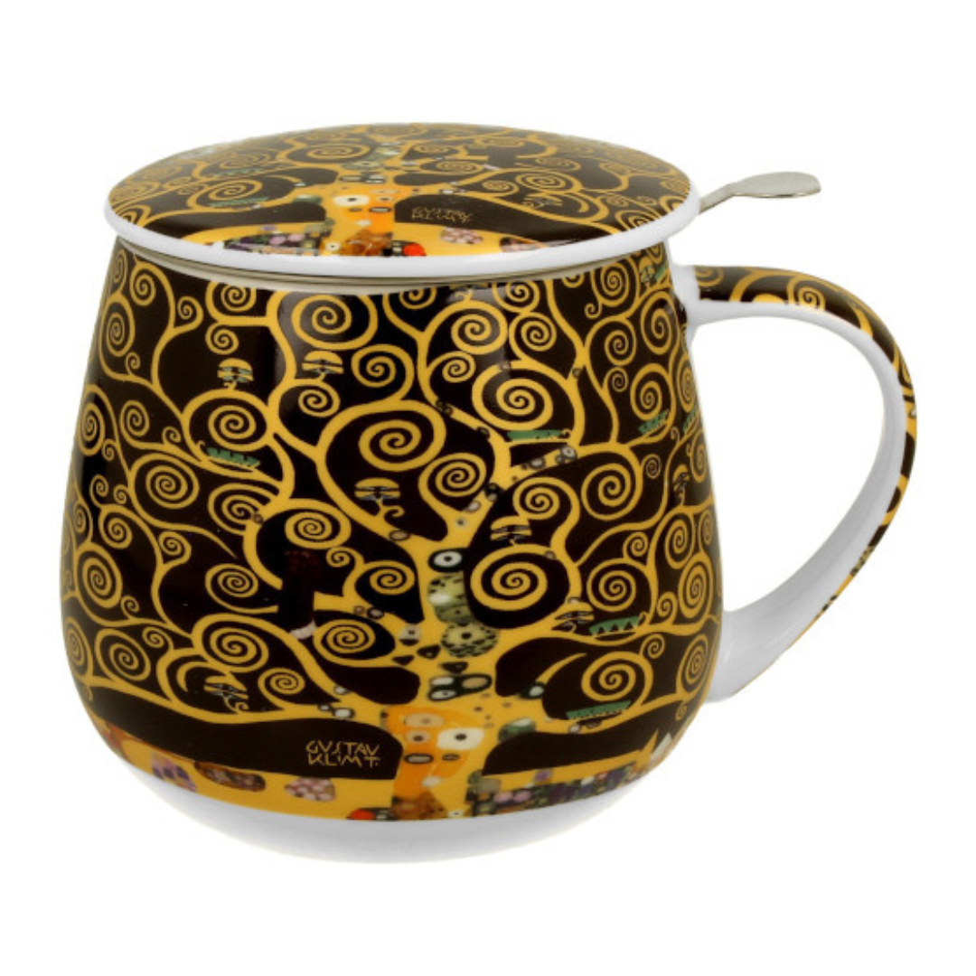 Taza Premium con Infusor "Árbol de la Vida"