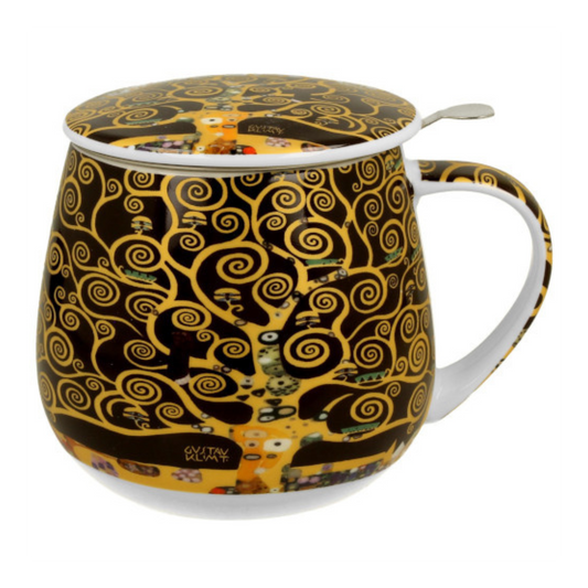 Taza Premium con Infusor "Árbol de la Vida"