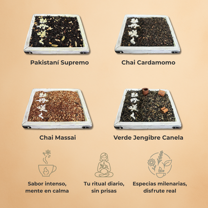 MiPack Chai Lovers - Reconecta con tu ritual. Sabor cálido, mente en calma.
