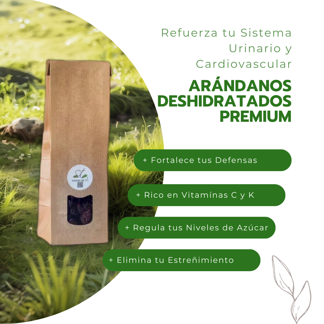 Arándanos Deshidratados Premium - Refuerza tu Sistema Urinario y Cardiovascular