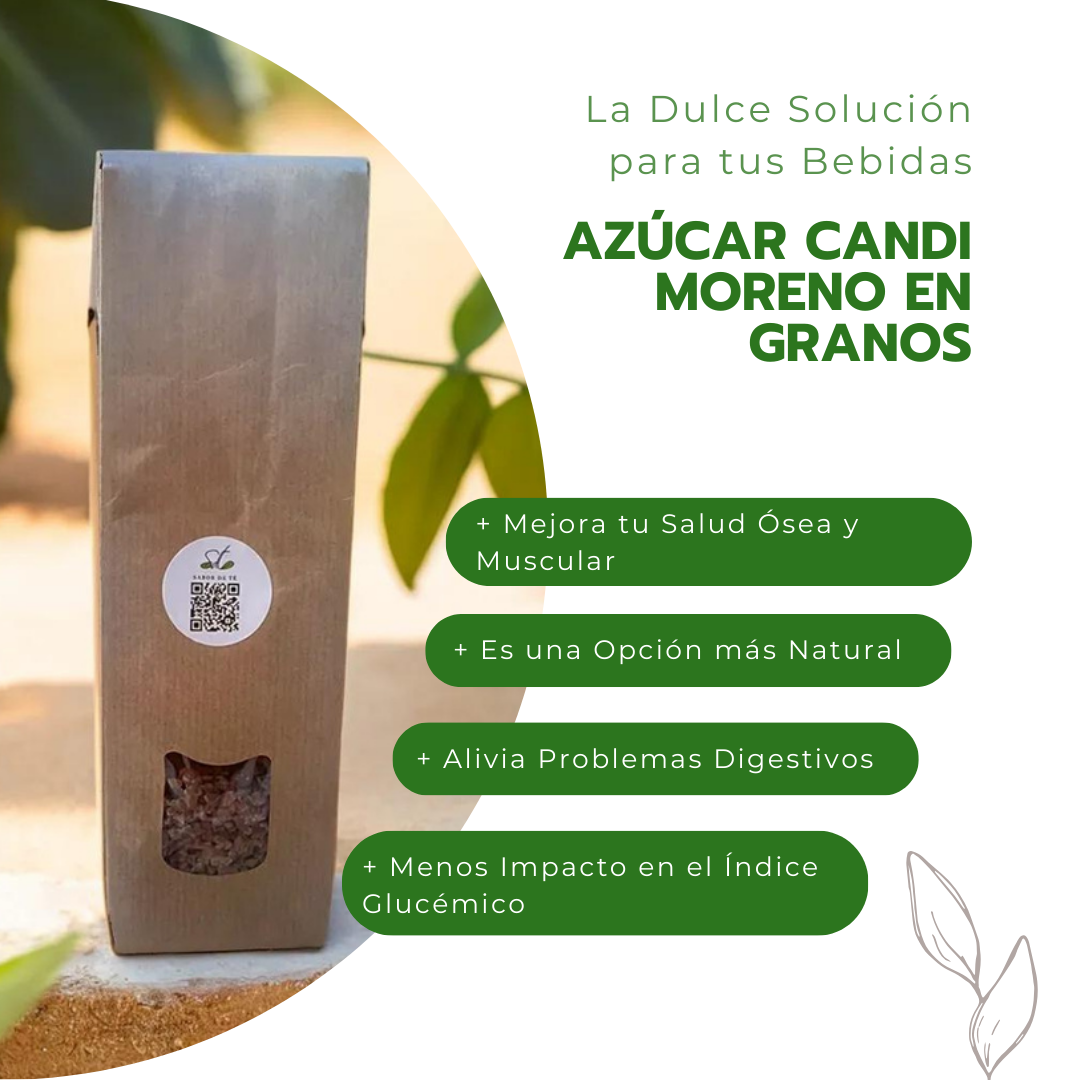 Azúcar Candi Moreno en Granos - La Dulce Solución para tus Bebidas