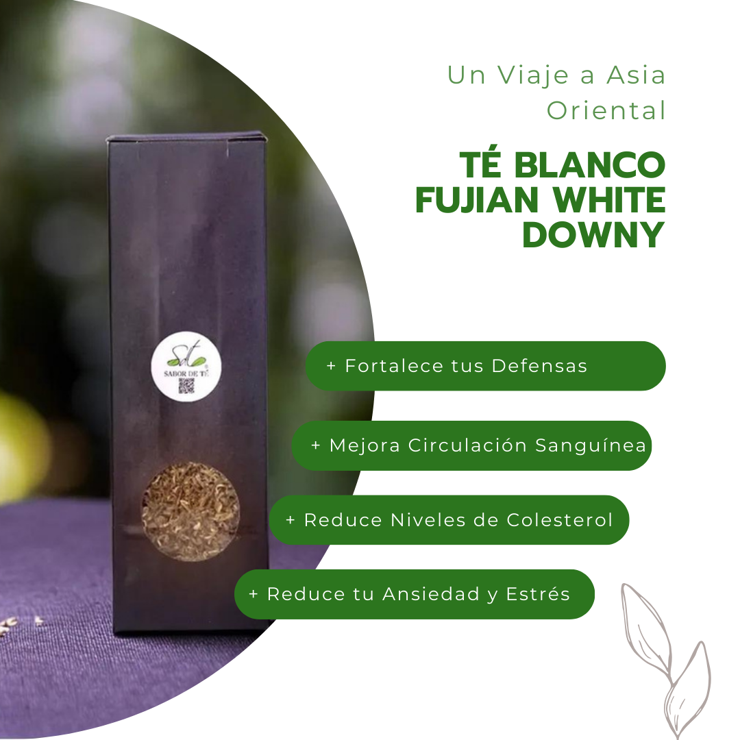 Té Blanco Fujian White Downy - Un Viaje a Asia Oriental