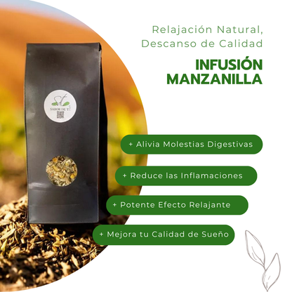 Infusión Manzanilla - Relajación Natural, Descanso de Calidad