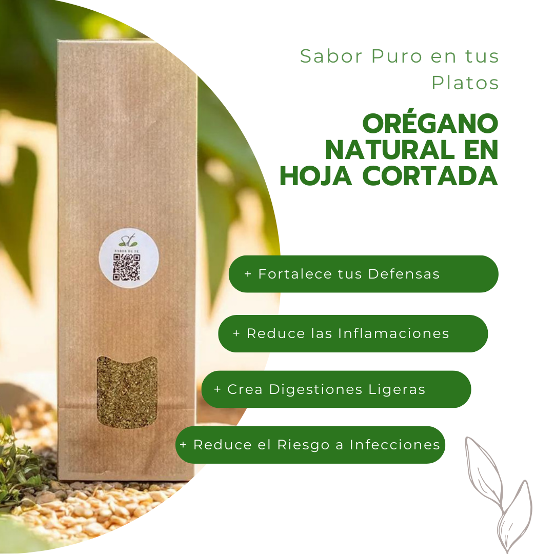 Orégano Natural en Hoja Cortada - Sabor Puro en tus Platos