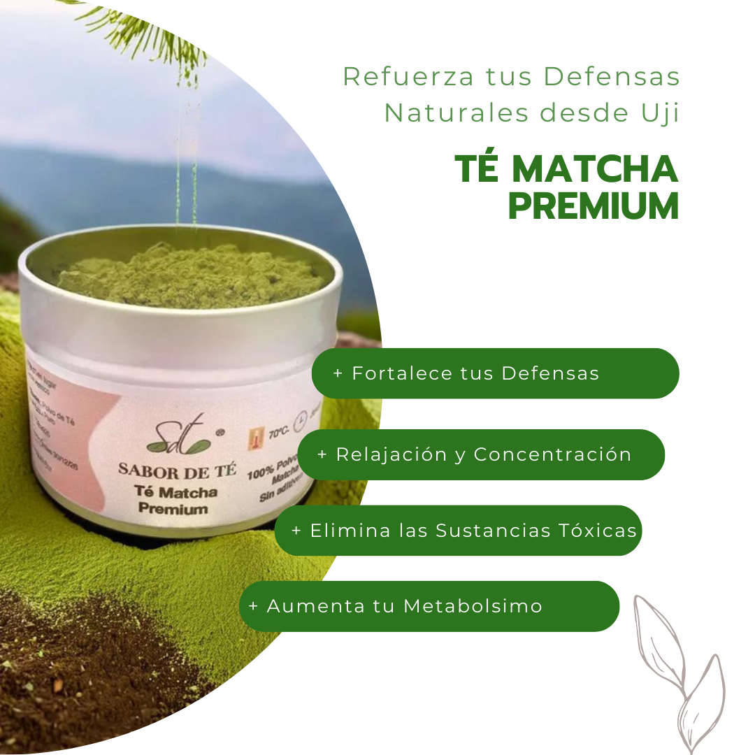 Té Matcha Premium - Refuerza tus Defensas Naturales desde Uji