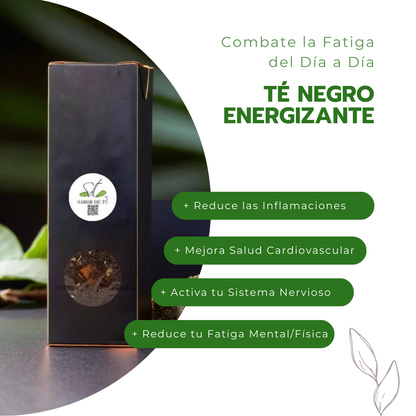 Té Negro Energizante - Combate la Fatiga del Día a Día