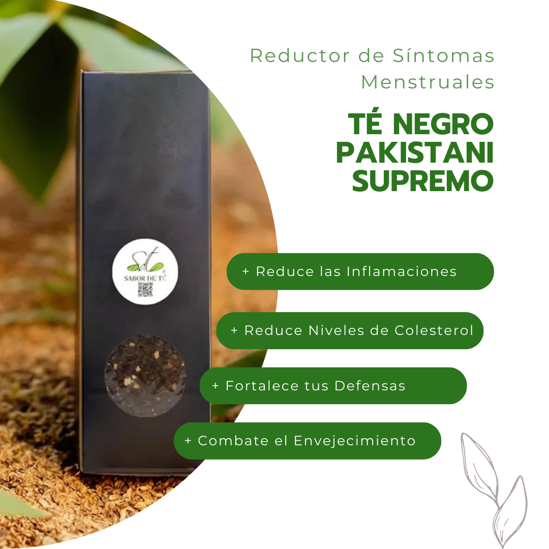 Té Negro Pakistani Supremo - Reductor de Síntomas Menstruales