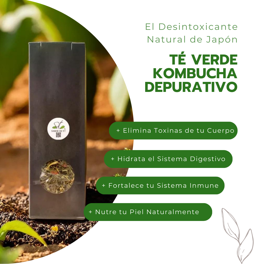 Té Verde Kombucha Depurativo - El Desintoxicante Natural de Japón