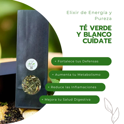 Té Verde y Blanco Cuídate - Elixir de Energía y Pureza