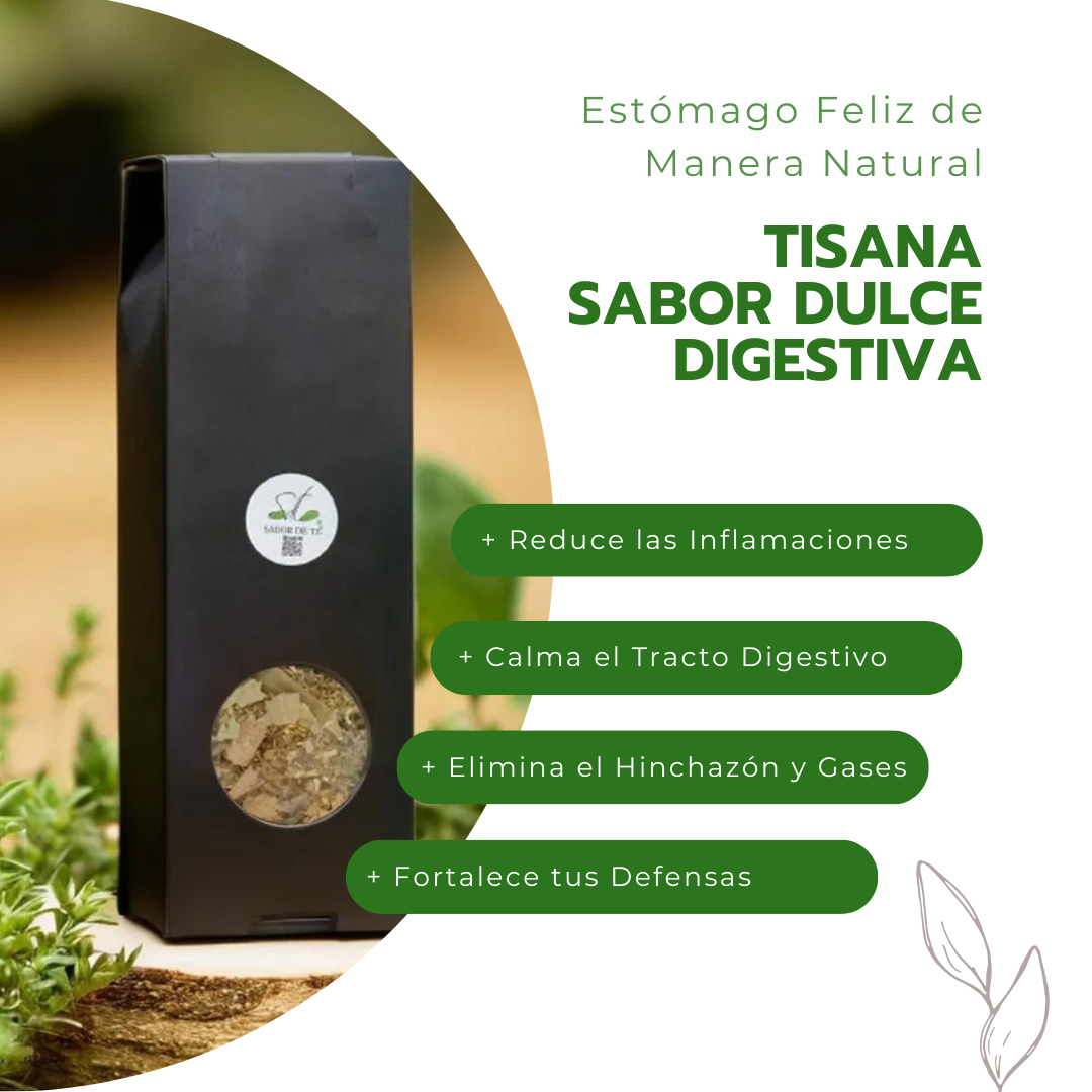 Tisana Sabor Dulce Digestiva - Estómago Feliz de Manera Natural